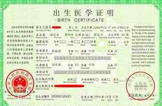 出生醫(yī)學(xué)證明