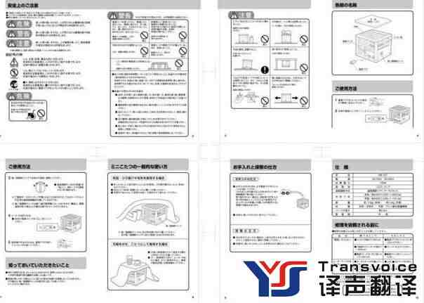 翻譯公司教你如何做好產(chǎn)品說明書翻譯(圖1) 翻譯公司教你如何做好產(chǎn)品說明書翻譯