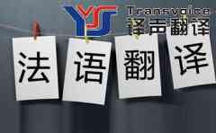 專業(yè)翻譯公司法語翻譯報價
