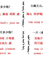 蒙古語(yǔ)言日常用語(yǔ)_蒙古數(shù)字(圖20)