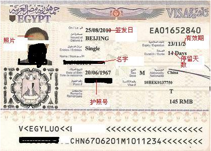 埃及旅游簽證辦理流程(埃及旅游簽證材料)(圖2) 埃及旅游簽證辦理流程(埃及旅游簽證材料)(圖2)