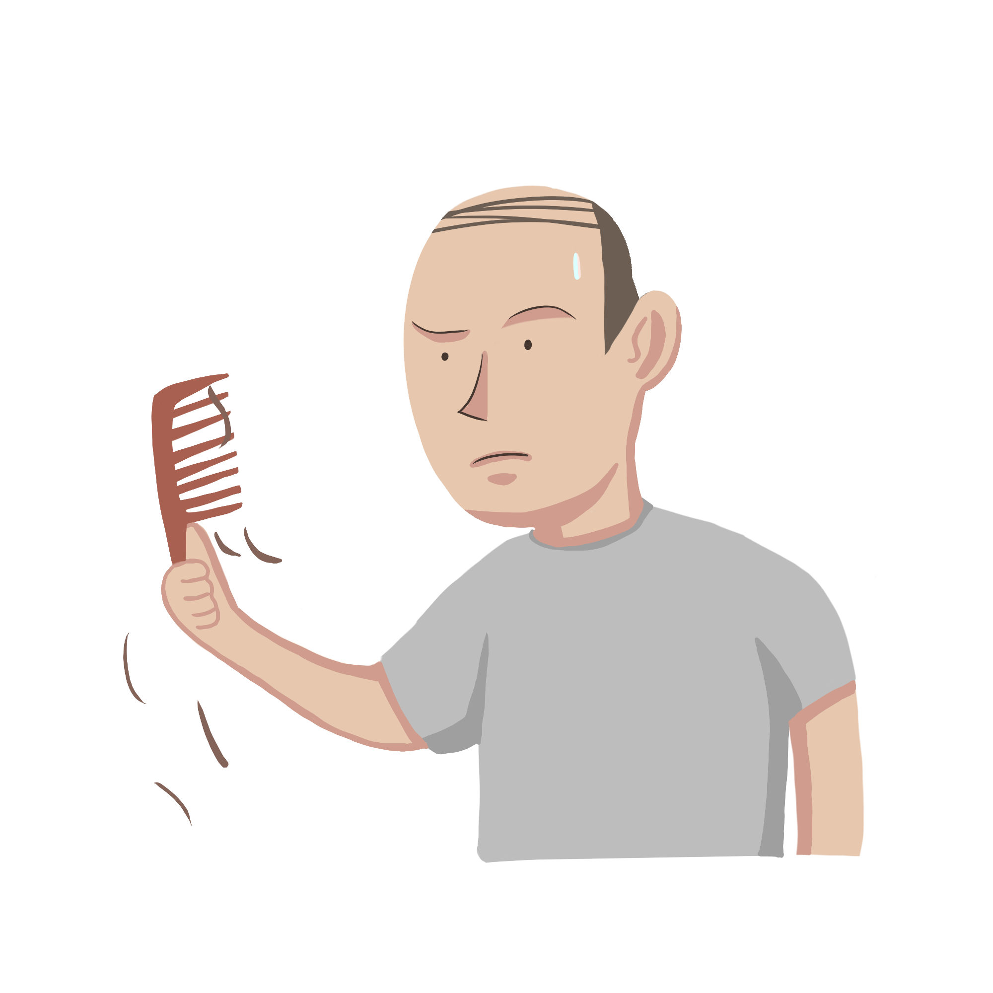 "脫發(fā)"用日語怎么翻